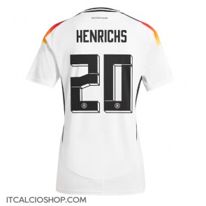 Germania Benjamin Henrichs #20 Prima Maglia Europei 2024 Manica Corta